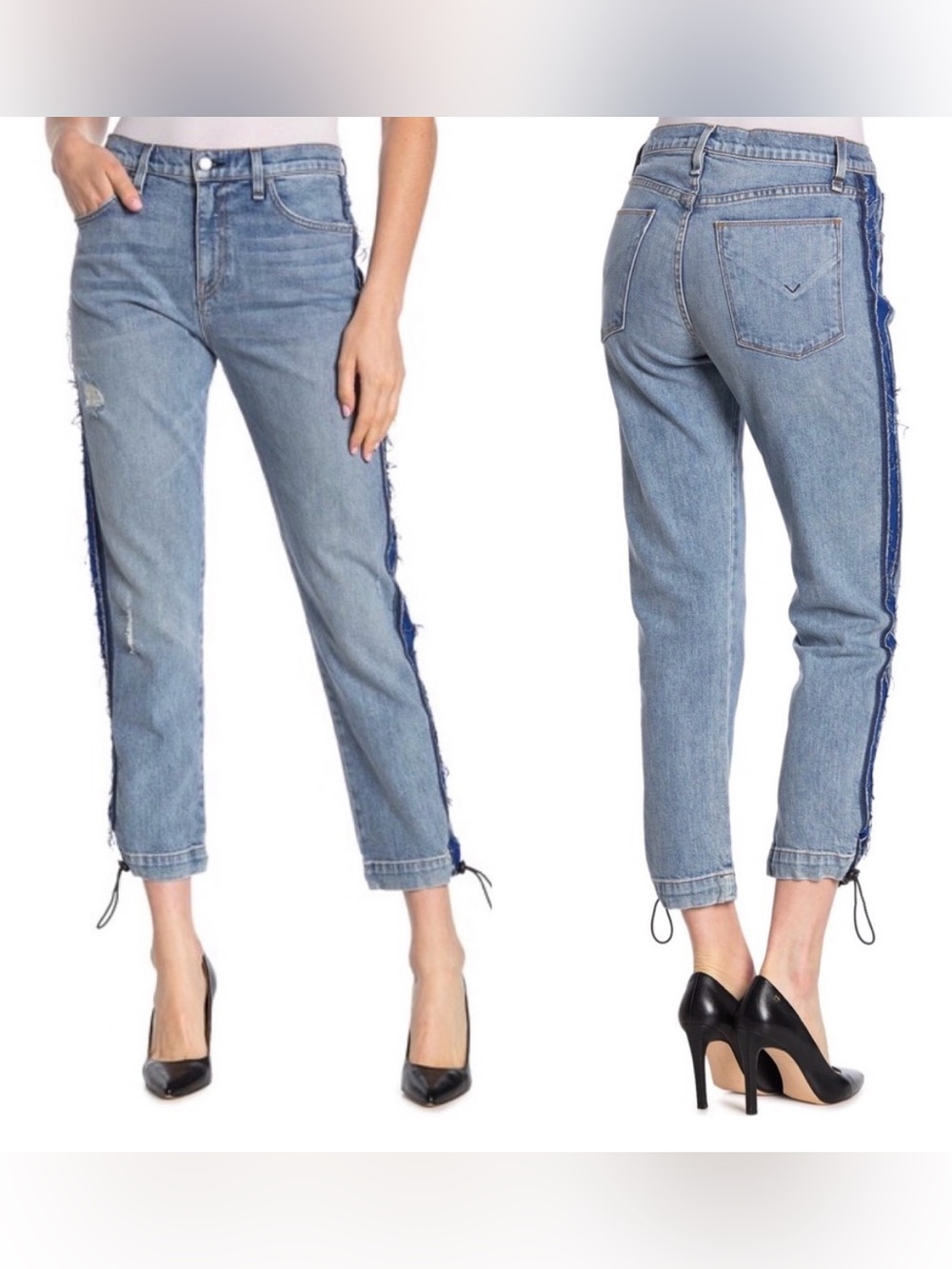 Hudson distressed Jesse Jogger Jeans